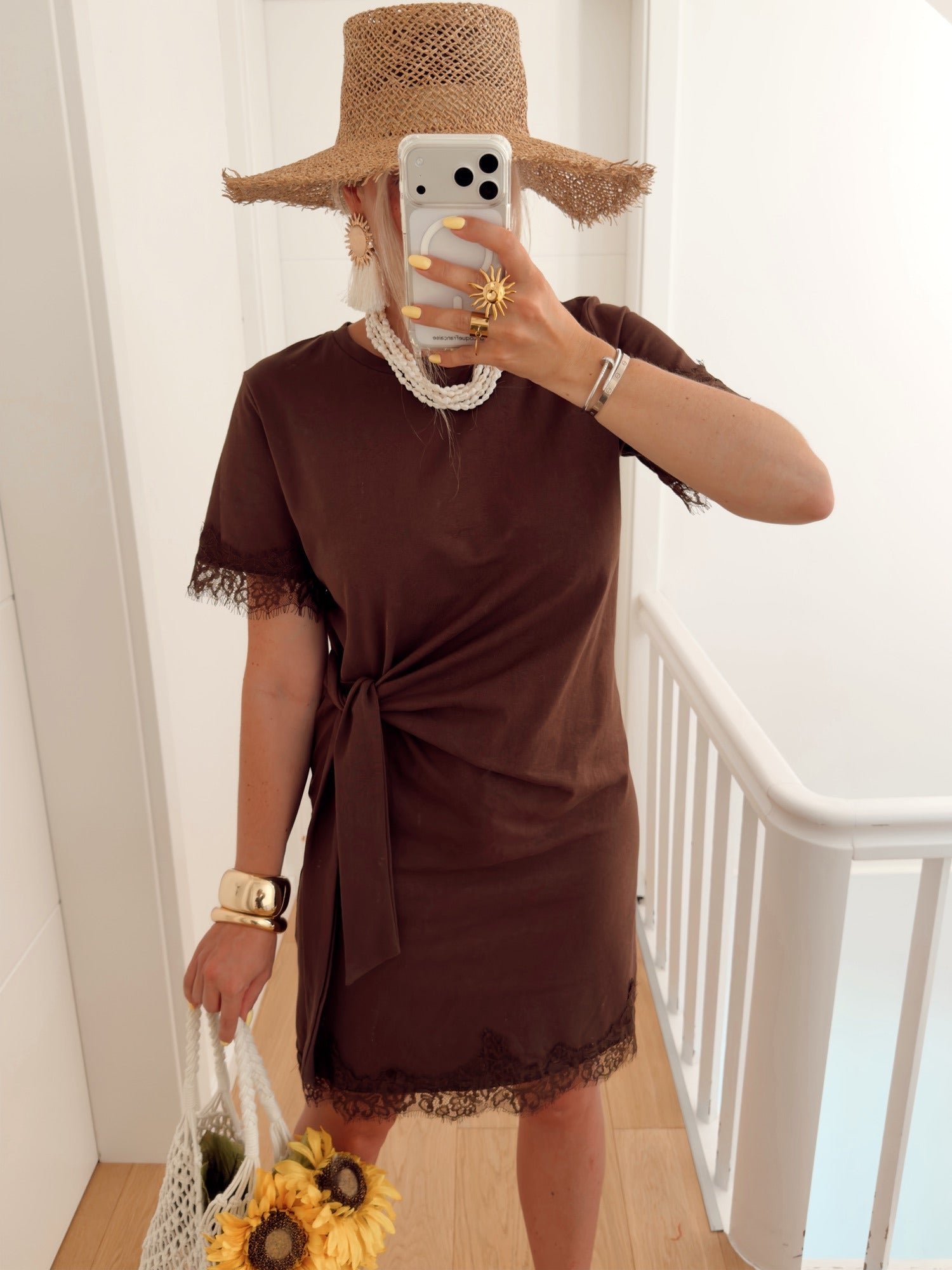 Robe AMANDE Marron