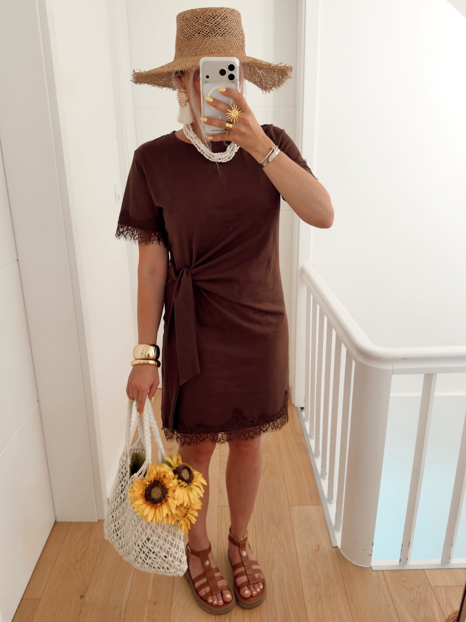 Robe AMANDE Marron