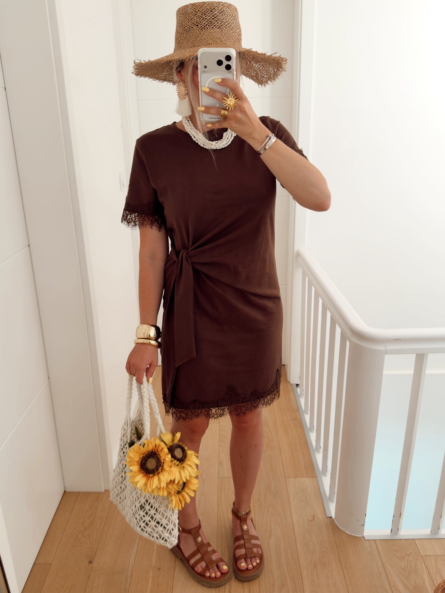 Robe AMANDE Marron