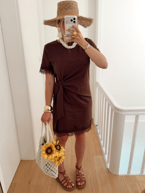 Robe AMANDE Marron