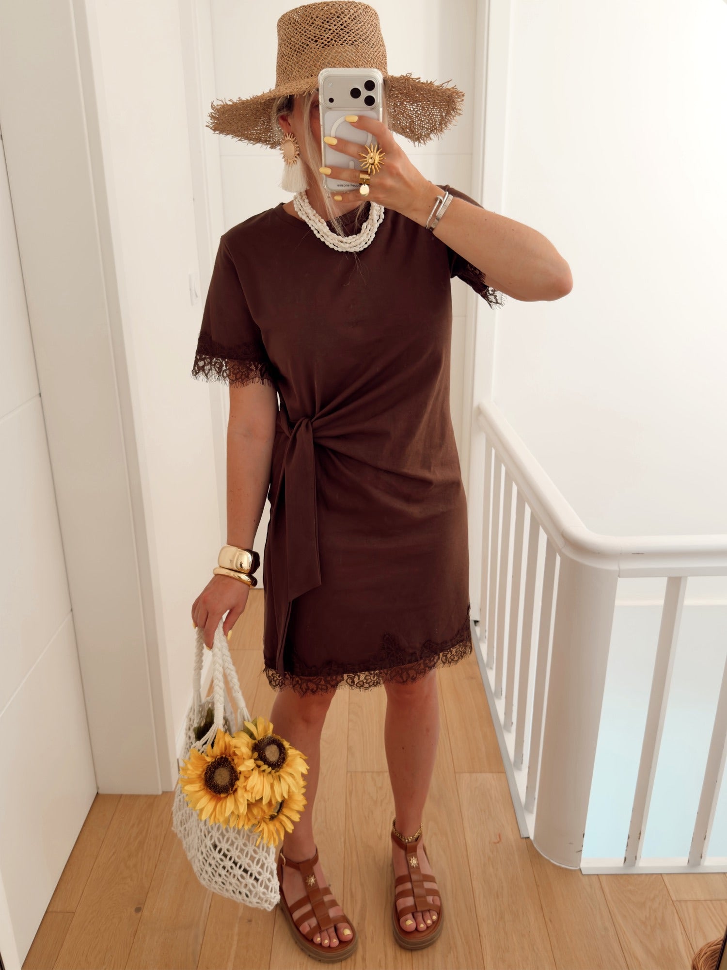 Robe AMANDE Marron