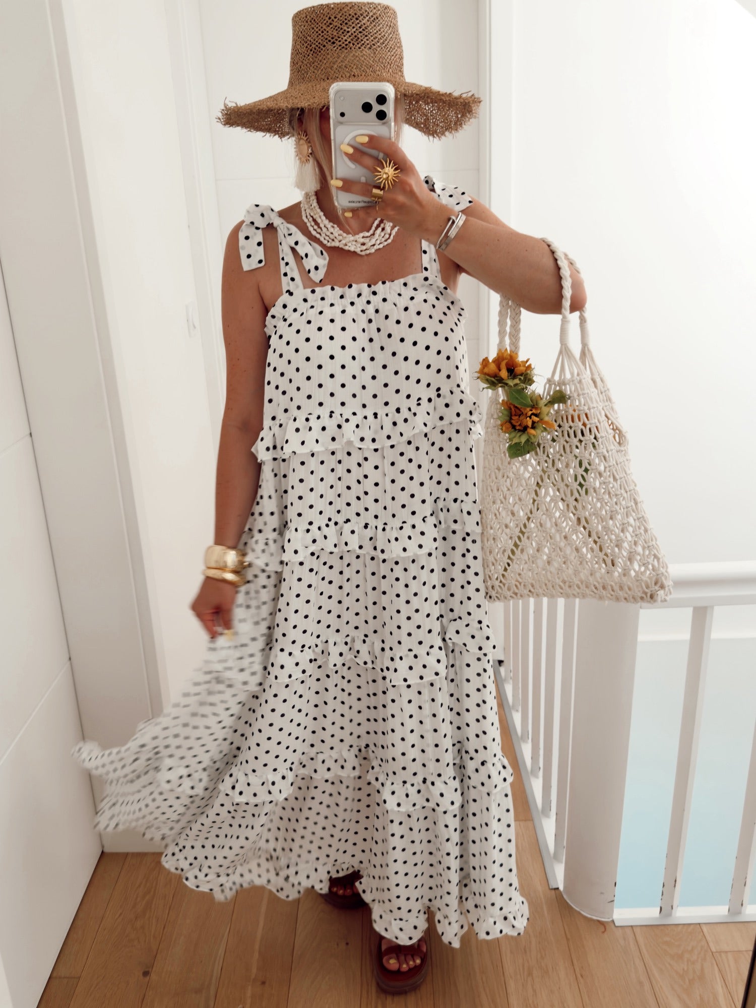 PRE COMMANDE Robe SELINE Blanc