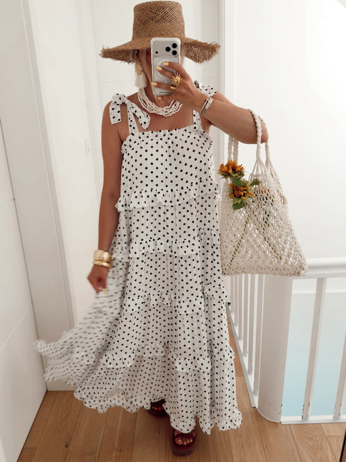 PRE COMMANDE Robe SELINE Blanc