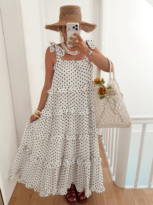 PRE COMMANDE Robe SELINE Blanc