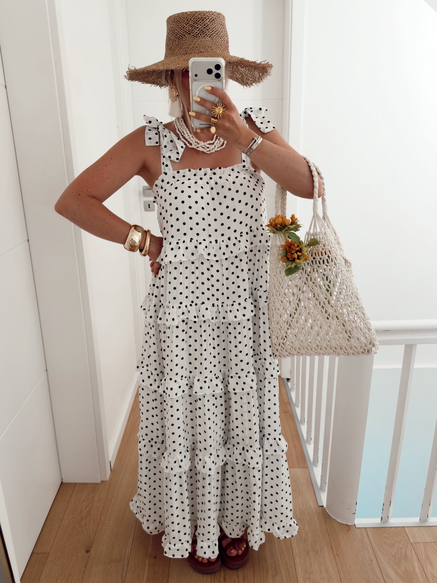 PRE COMMANDE Robe SELINE Blanc