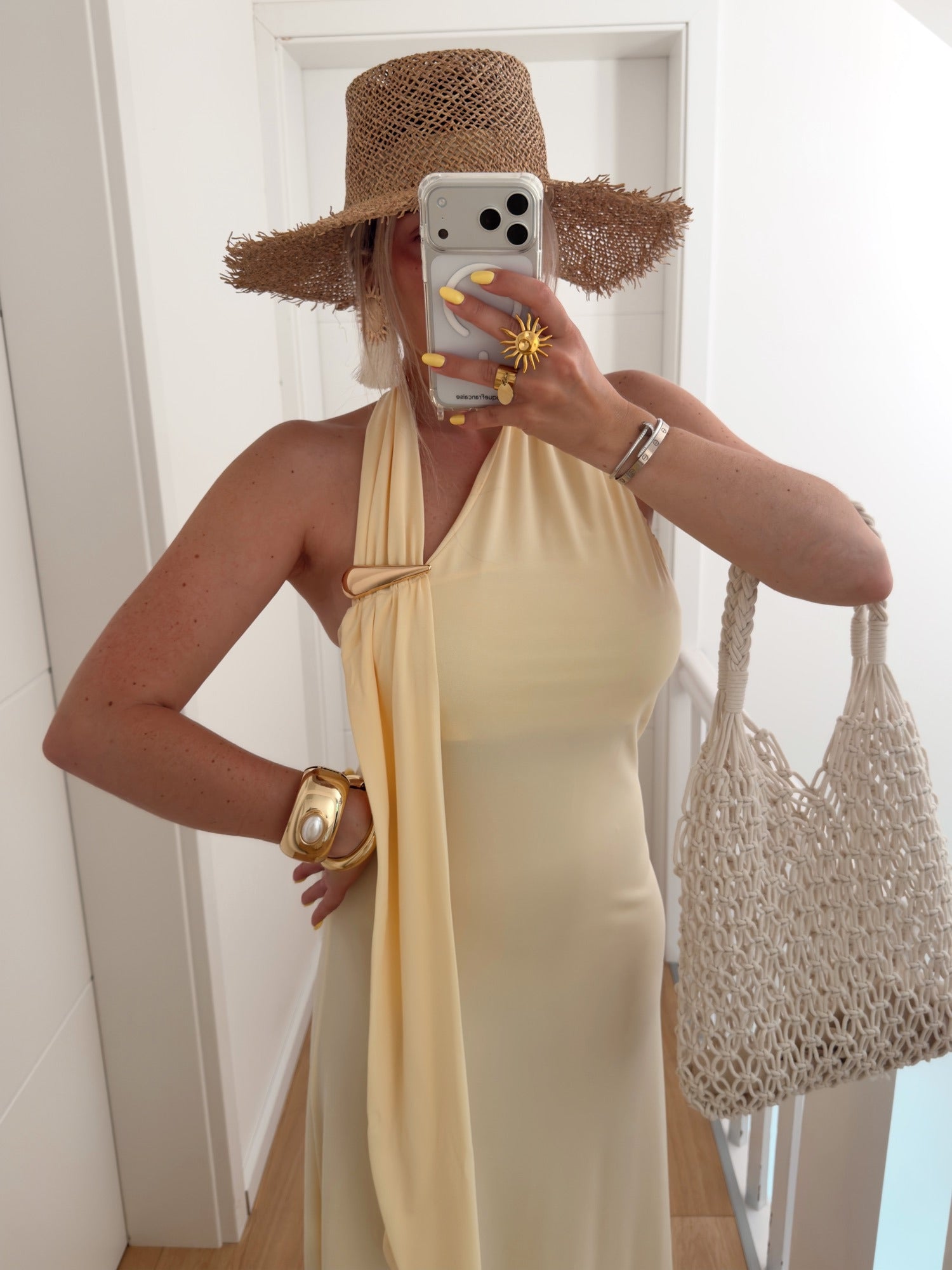 Robe RIVERA Jaune