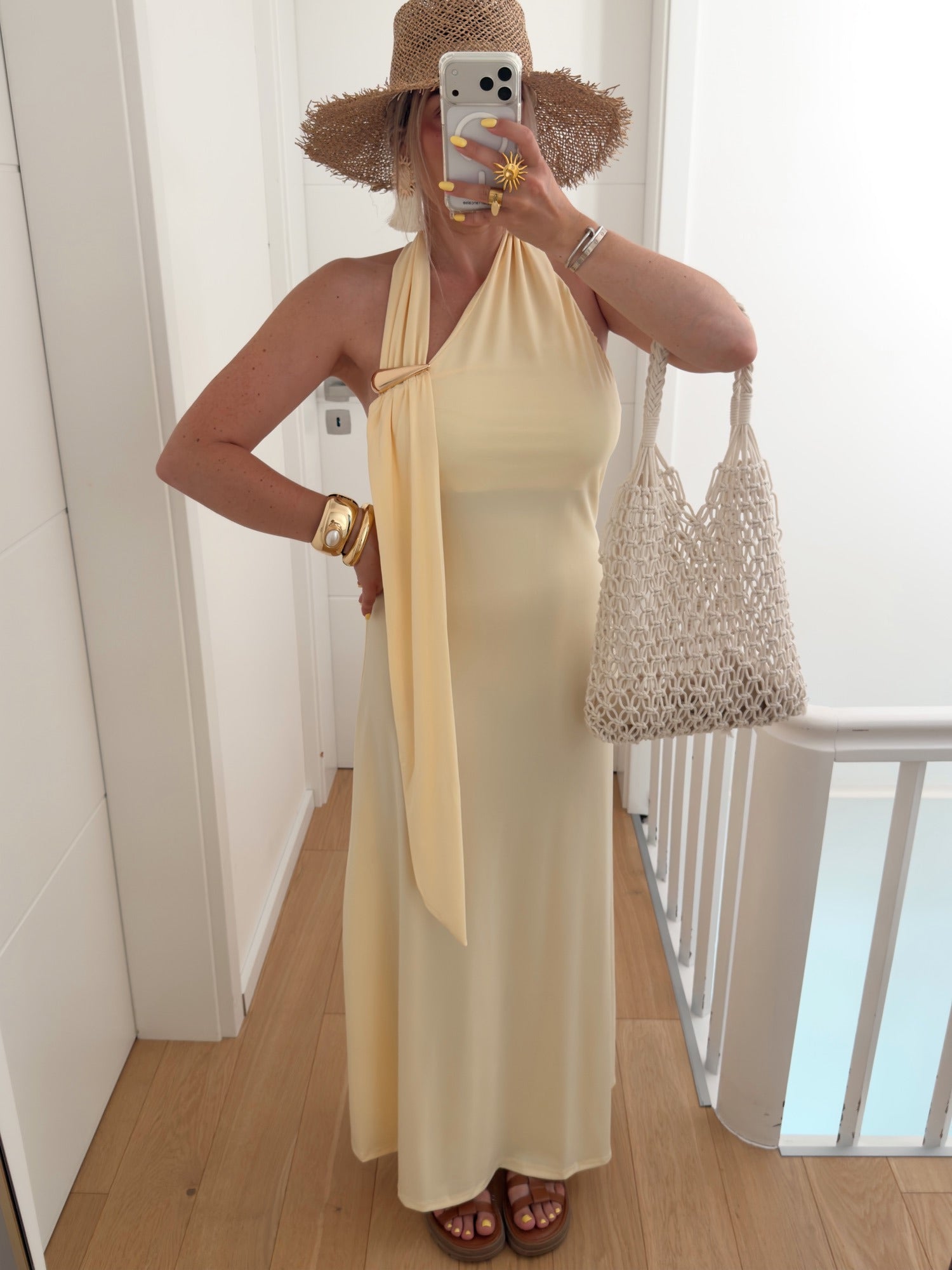 Robe RIVERA Jaune