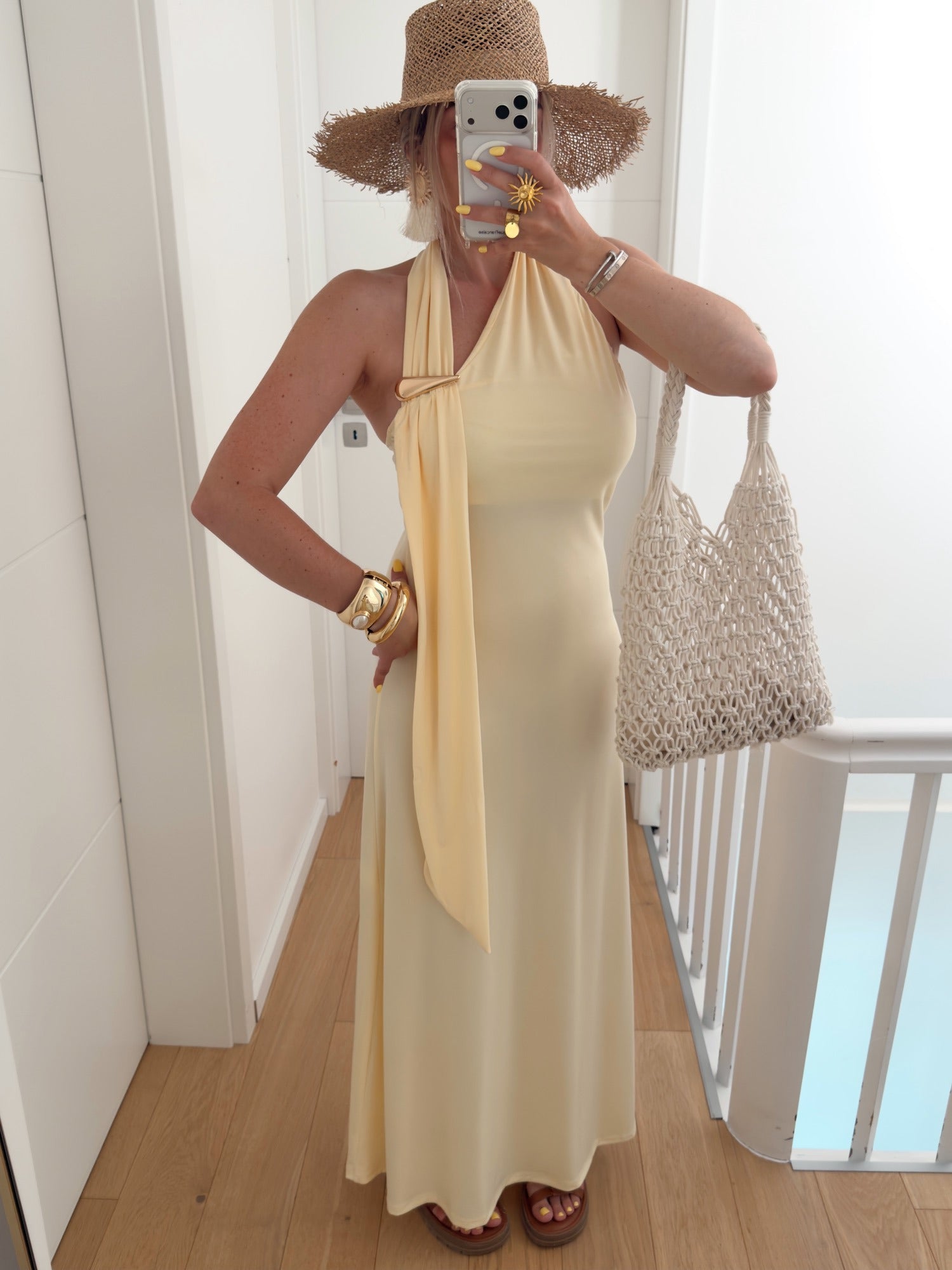 Robe RIVERA Jaune