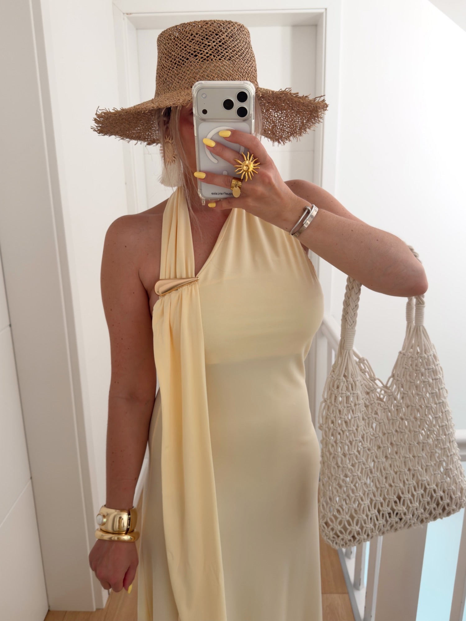 Robe RIVERA Jaune