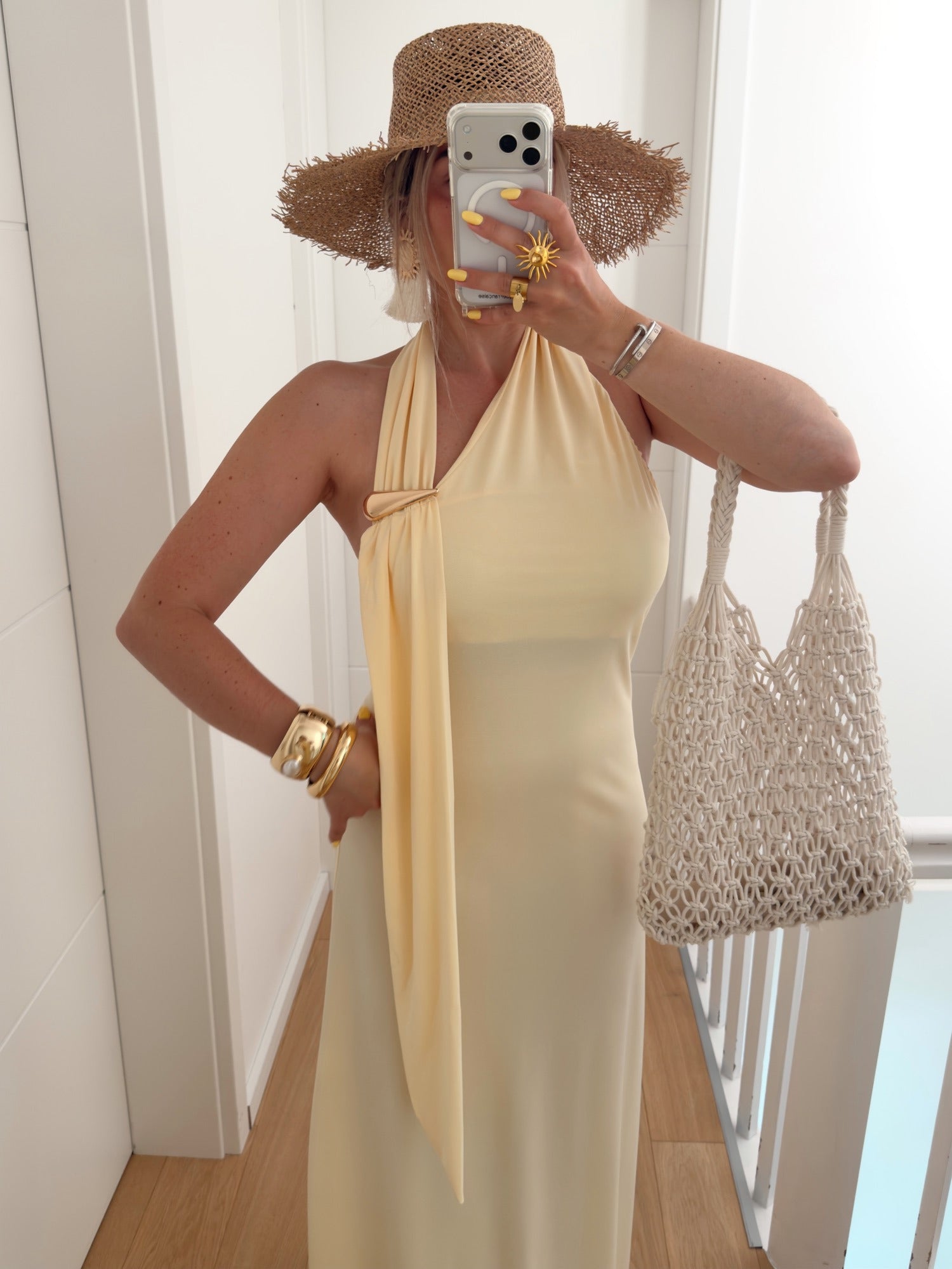Robe RIVERA Jaune