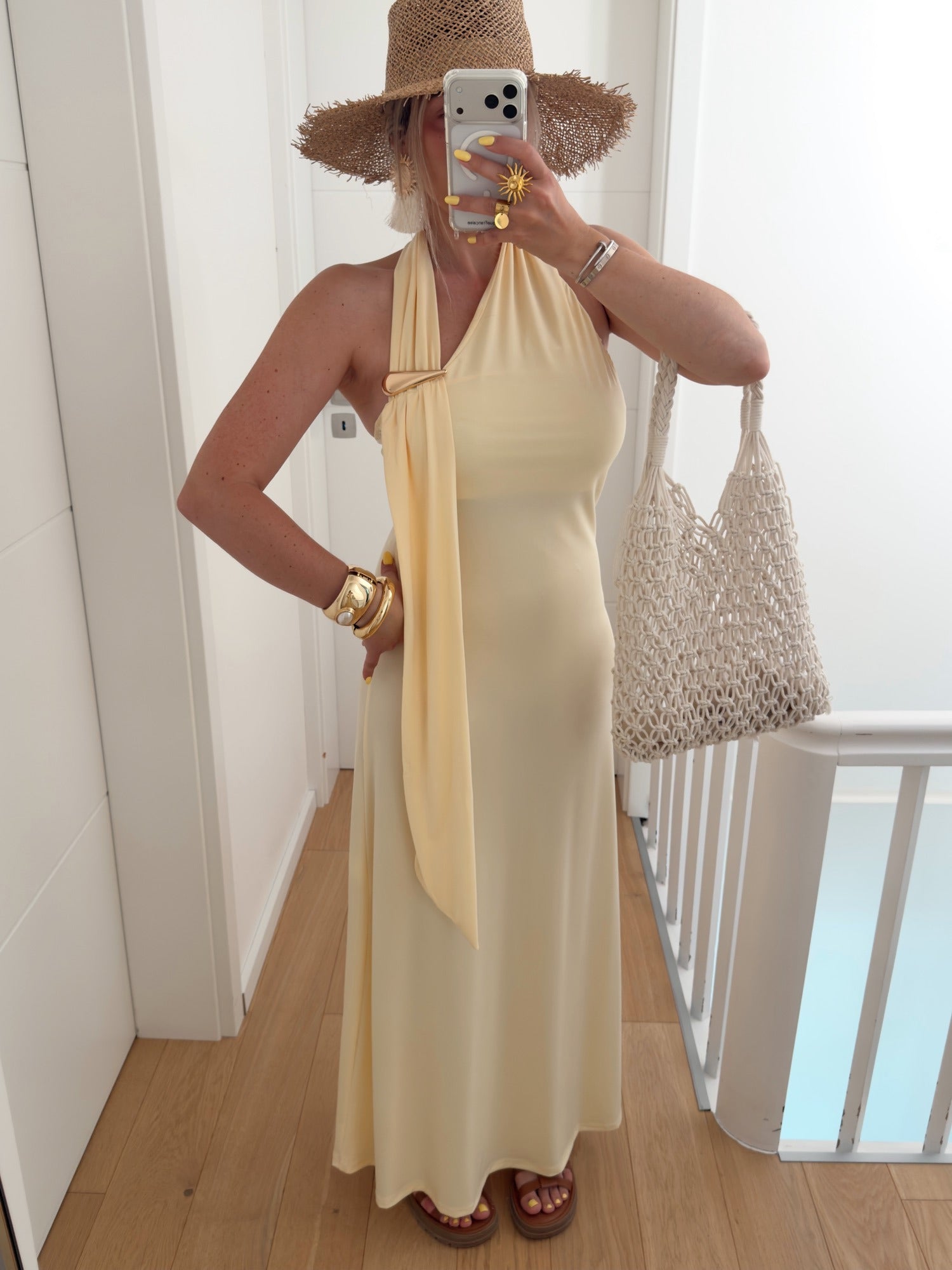 Robe RIVERA Jaune