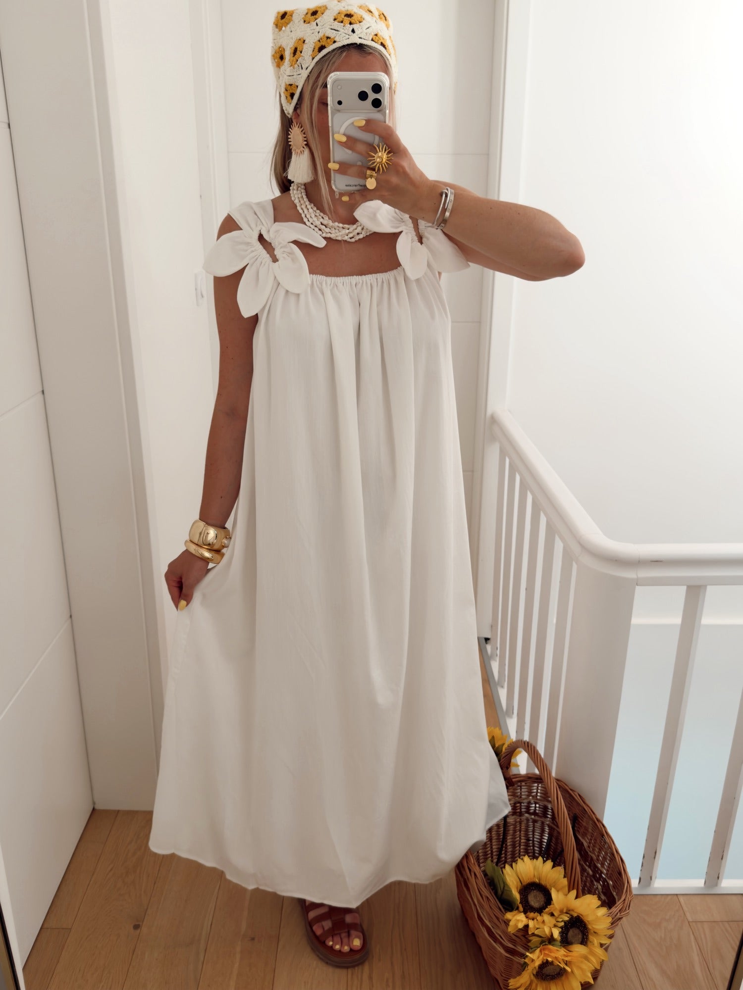 Robe FIORI Blanc