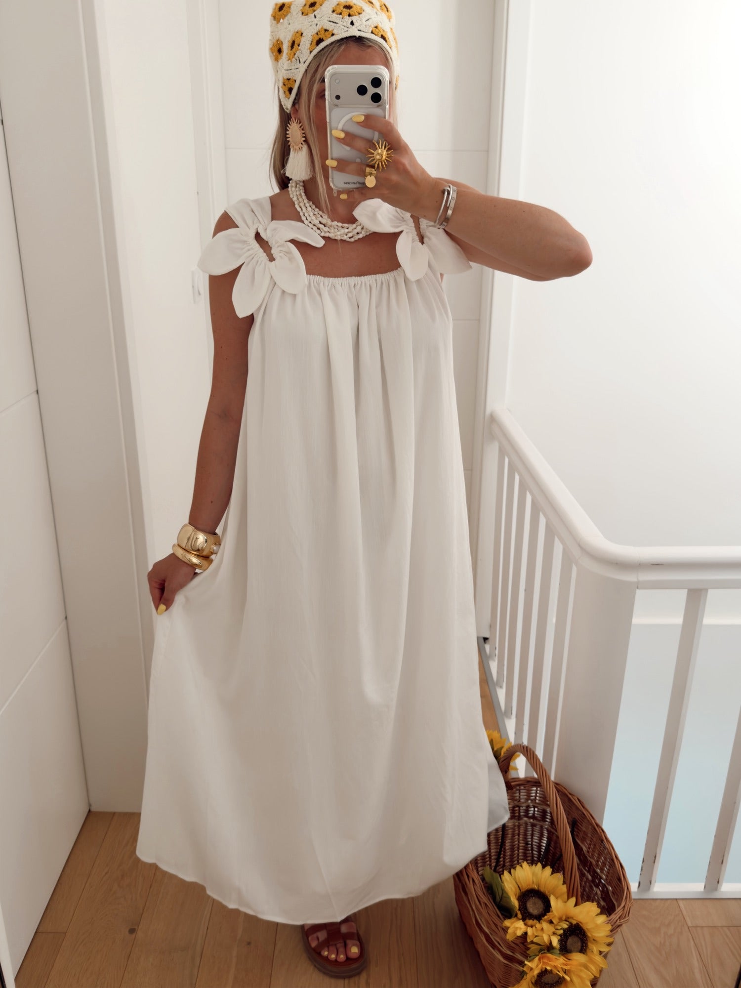 Robe FIORI Blanc