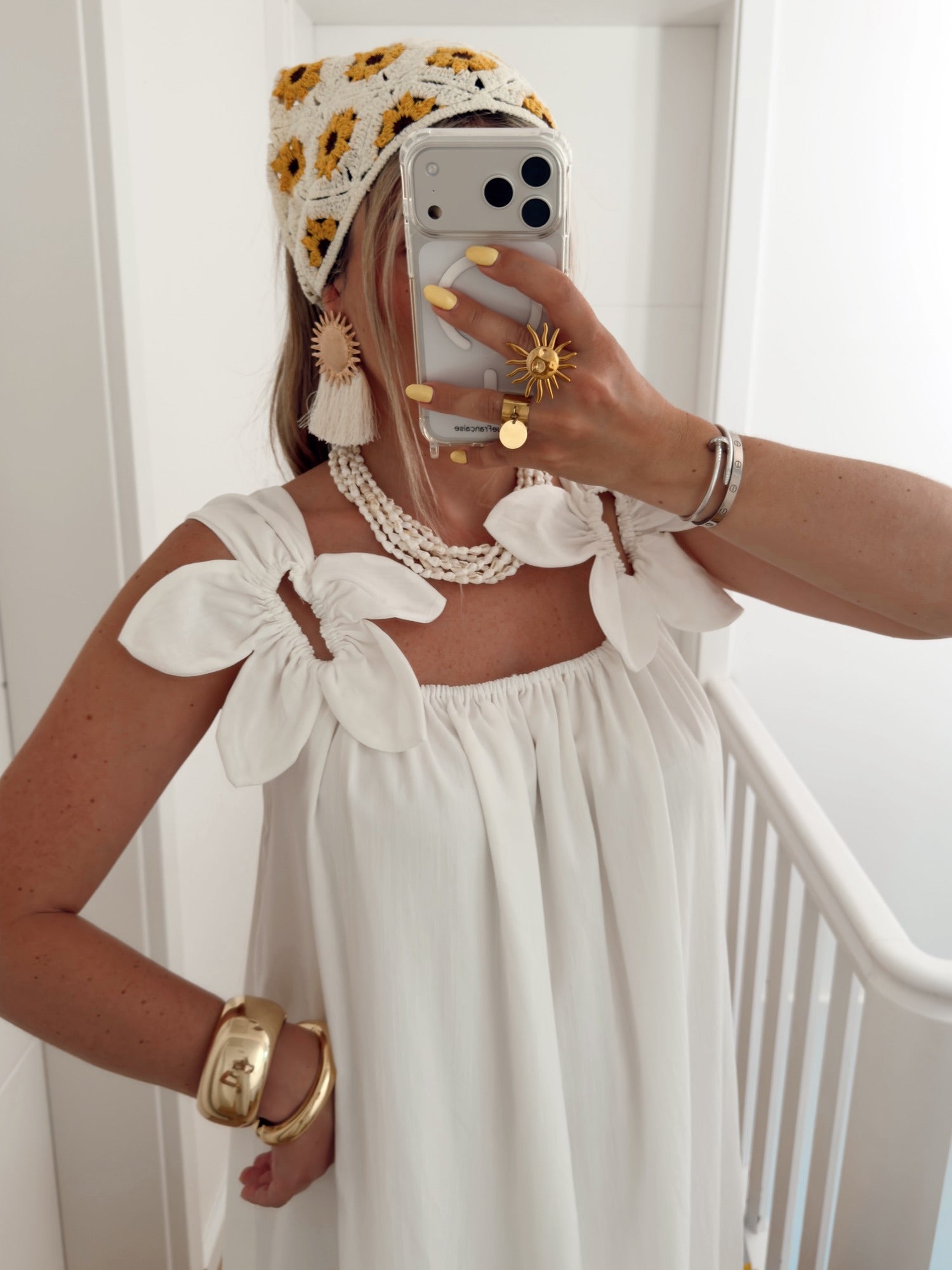 Robe FIORI Blanc