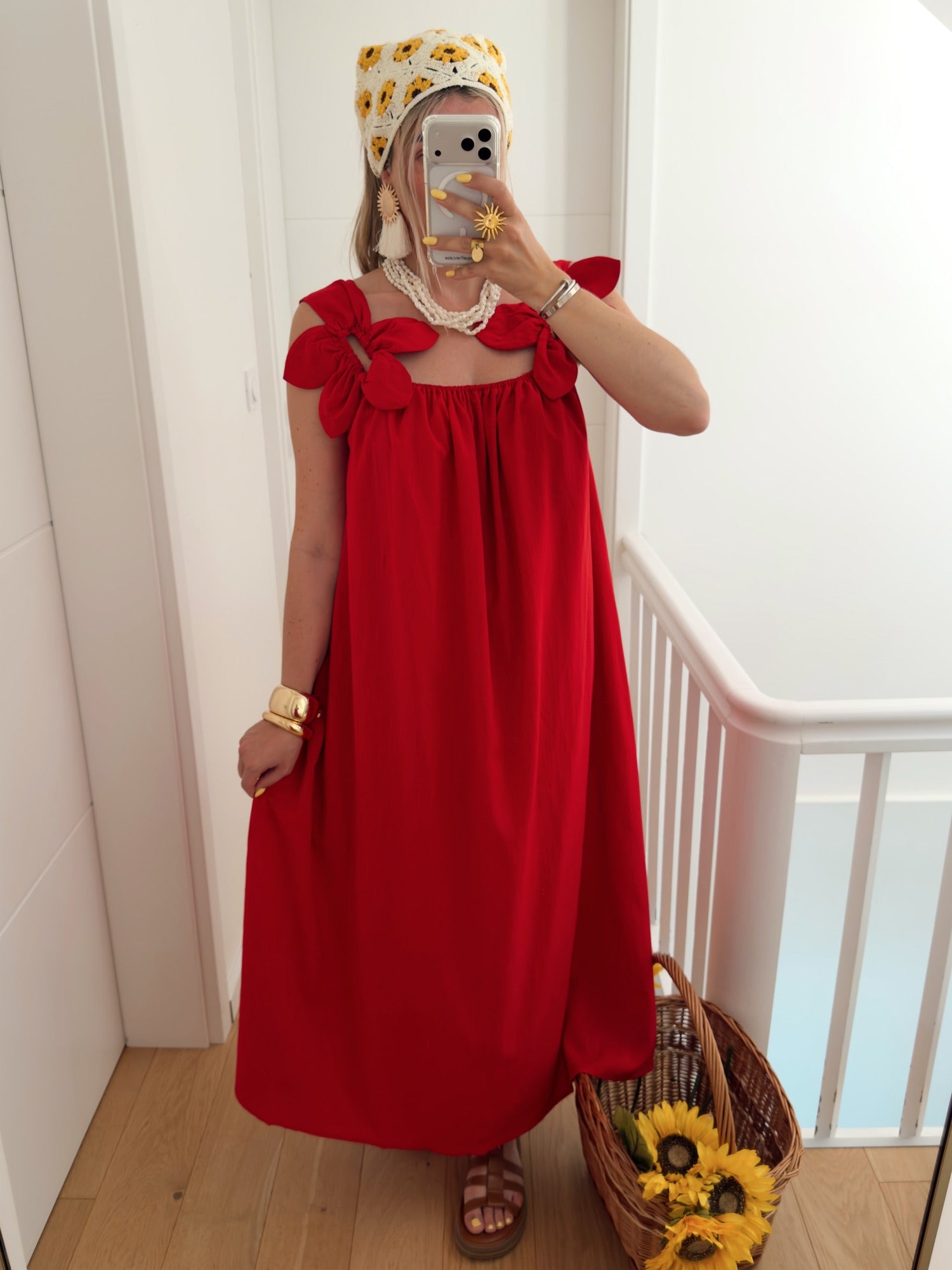 Robe FIORI Rouge
