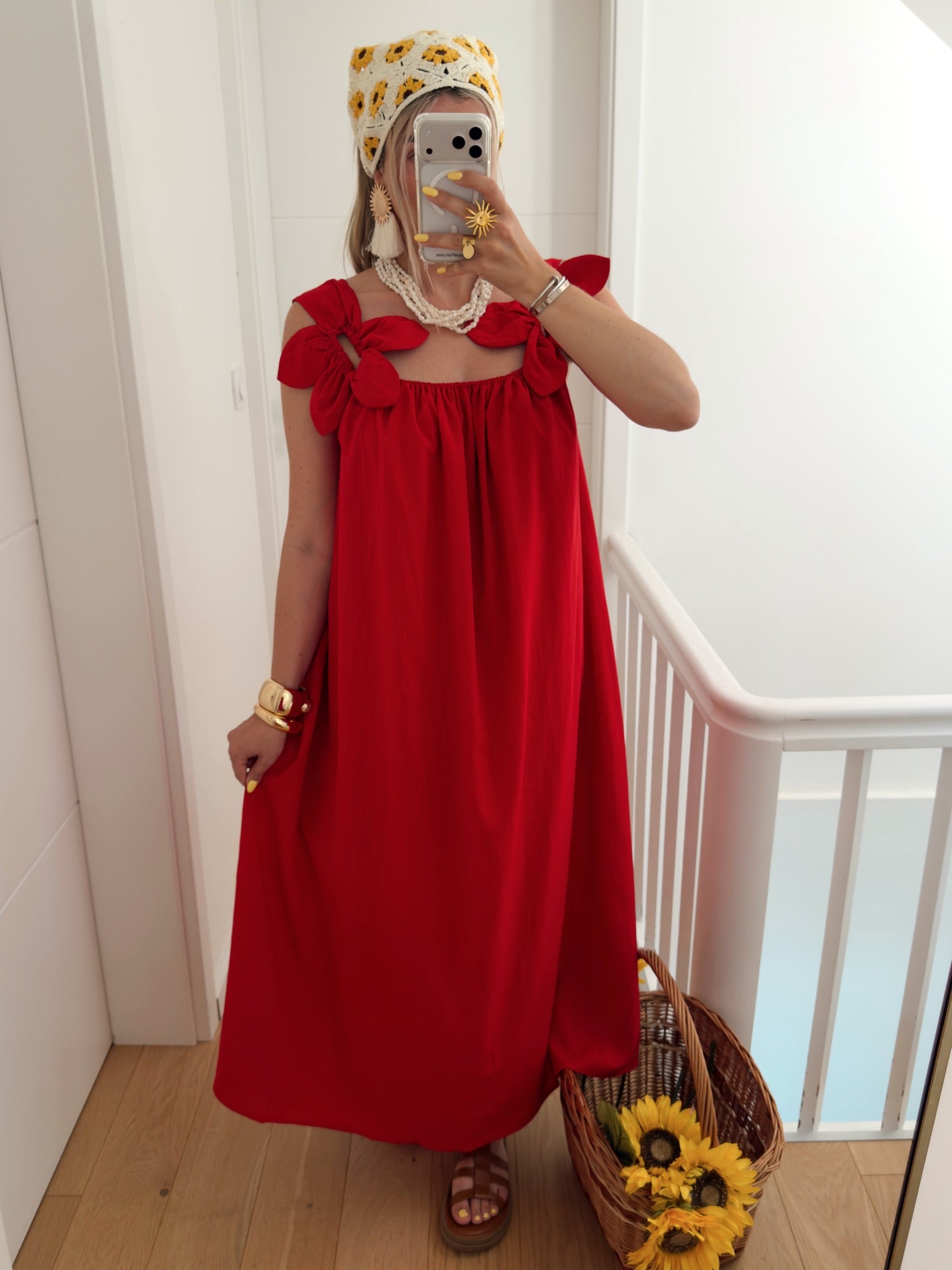 Robe FIORI Rouge