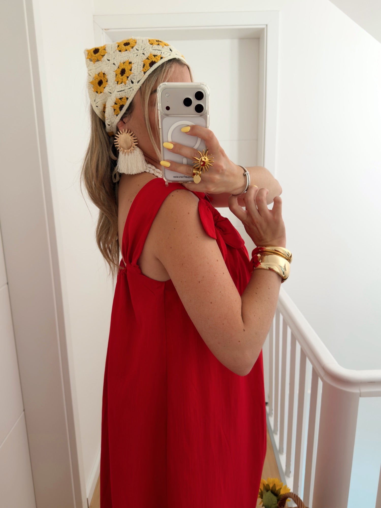 Robe FIORI Rouge