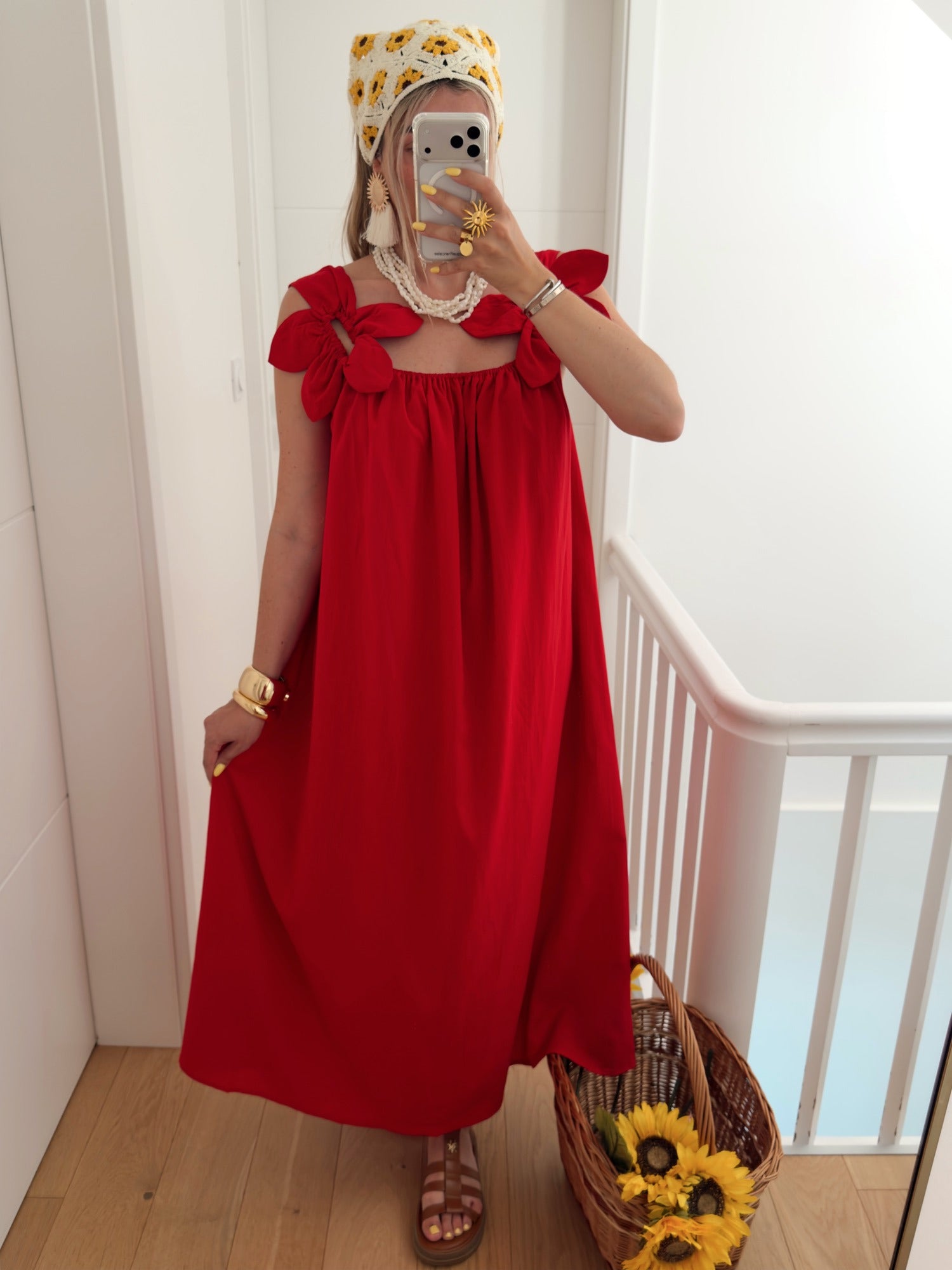 Robe FIORI Rouge