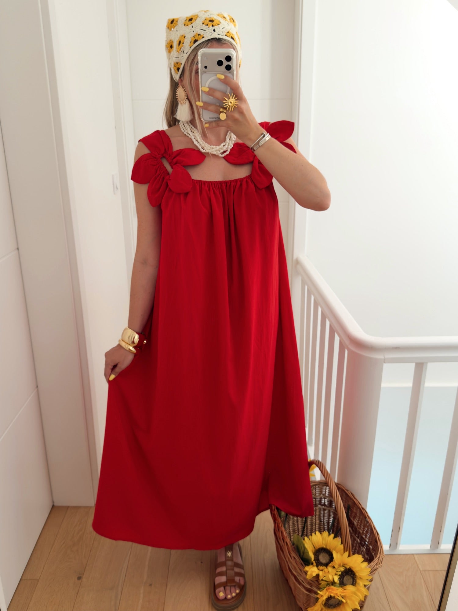 Robe FIORI Rouge