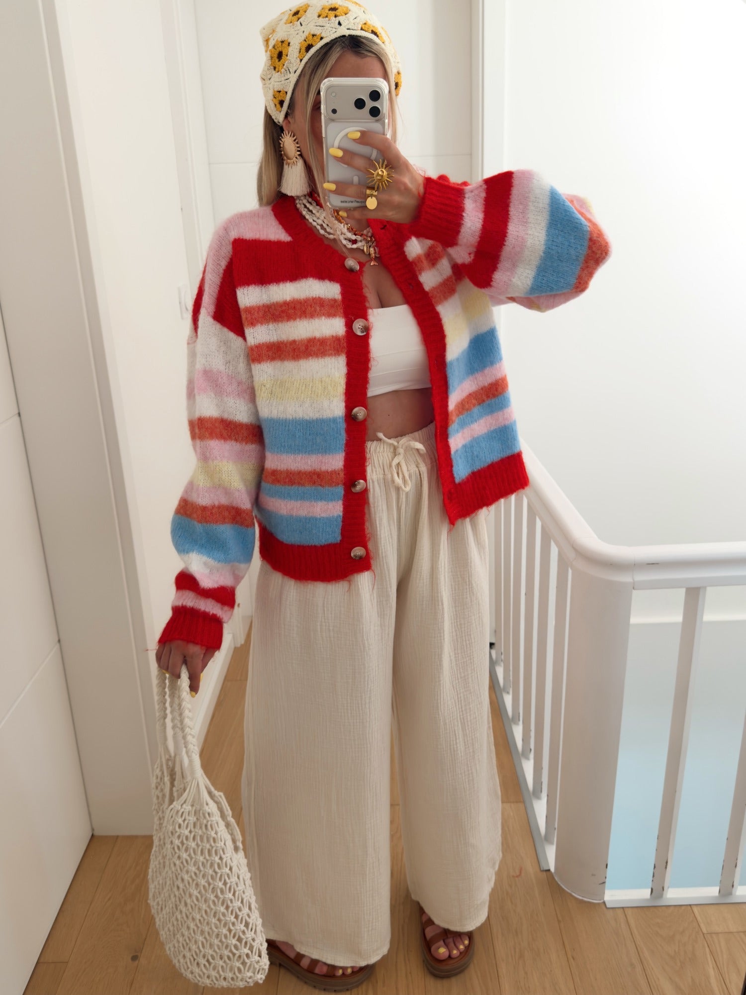 Gilet MIRAI Rouge