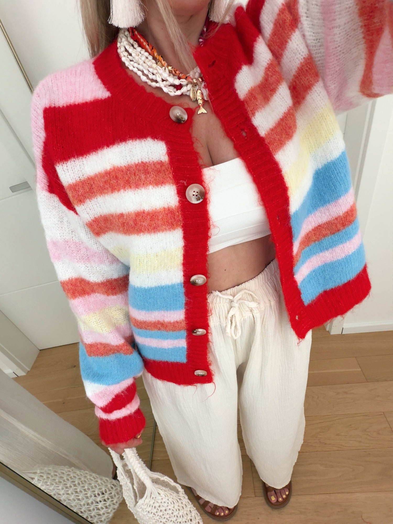 Gilet MIRAI Rouge