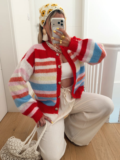 Gilet MIRAI Rouge