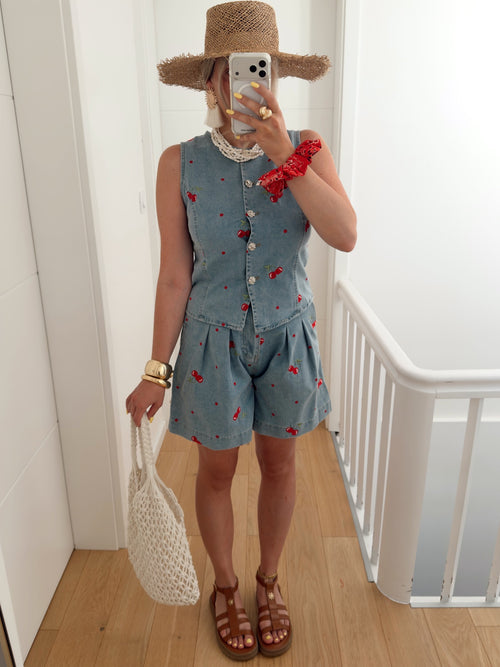 Short AMARENA Bleu