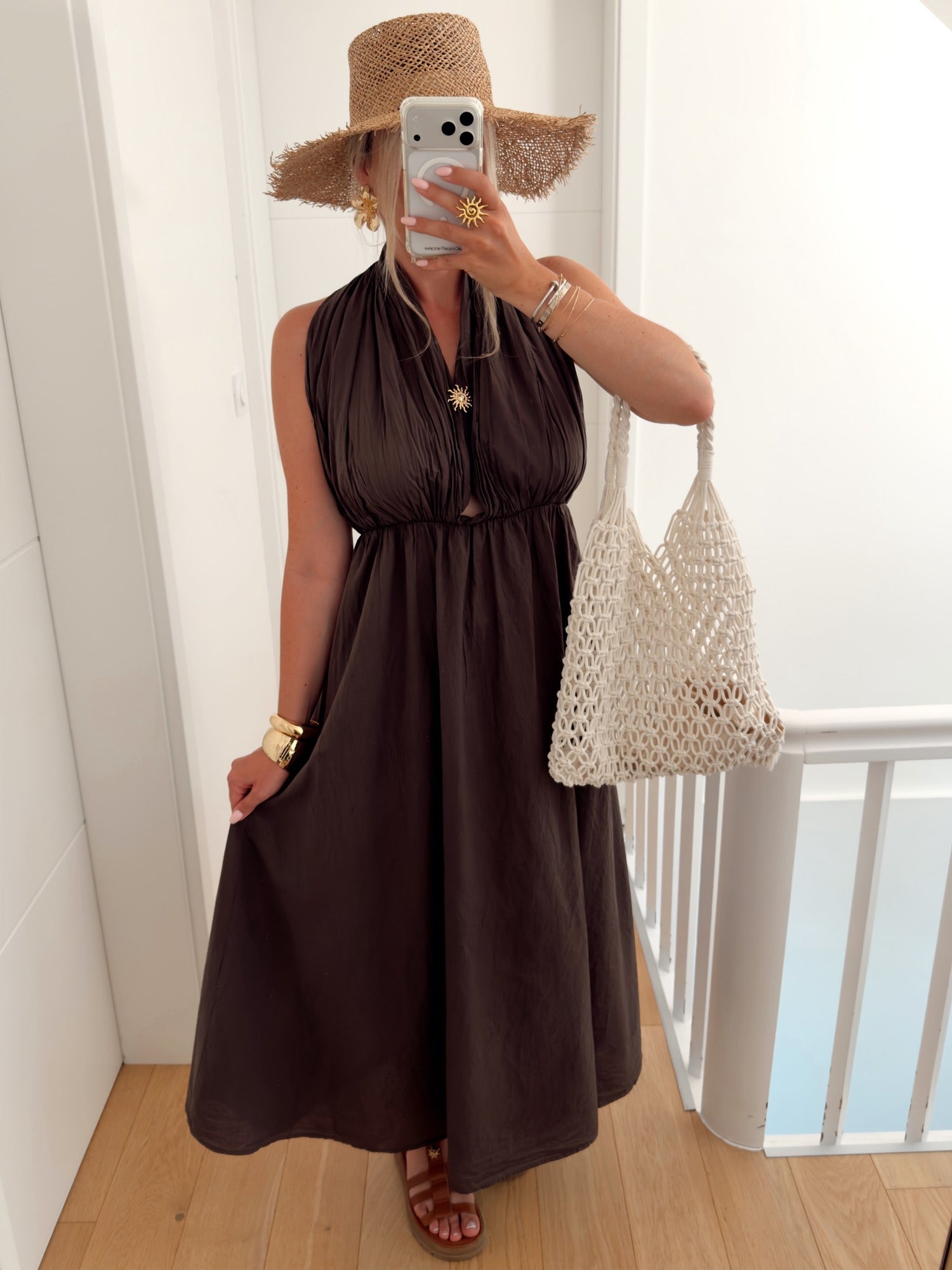 Robe JOSIE Marron