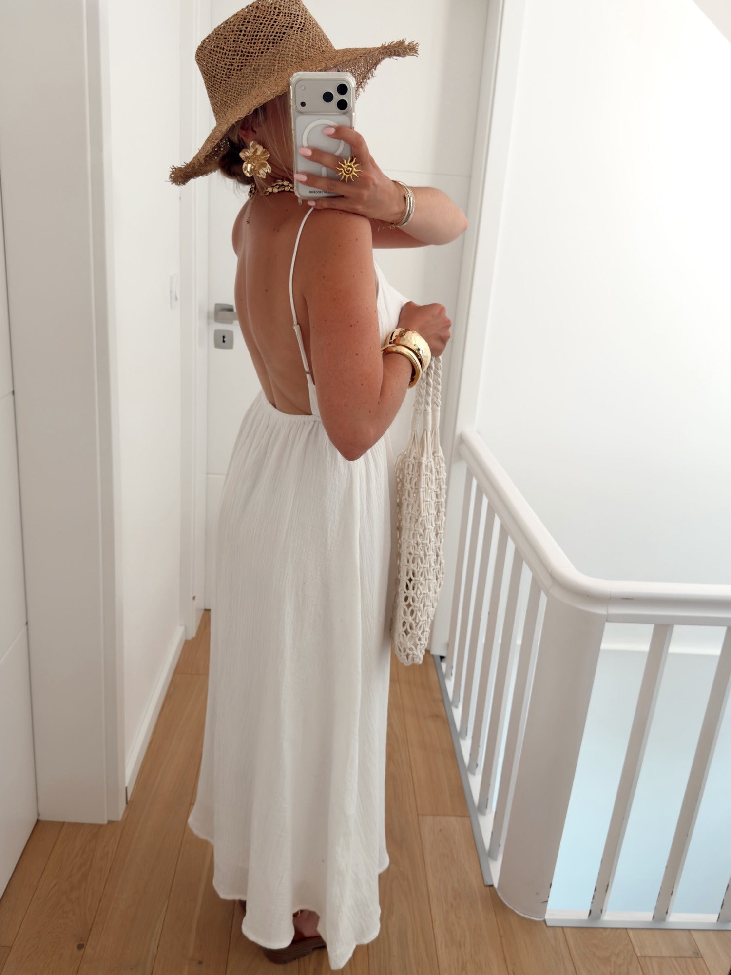 Robe FALLON Blanc