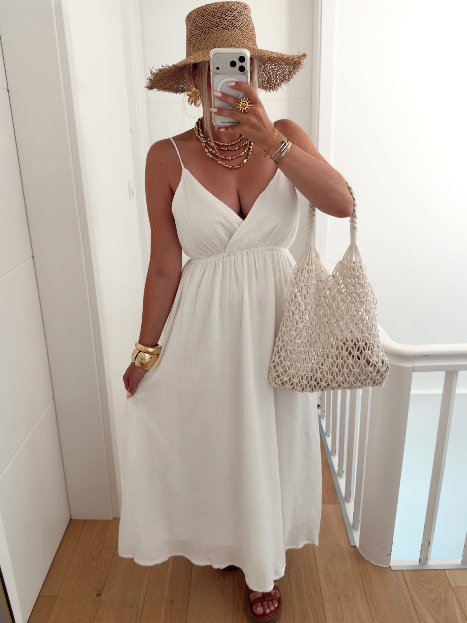 Robe FALLON Blanc