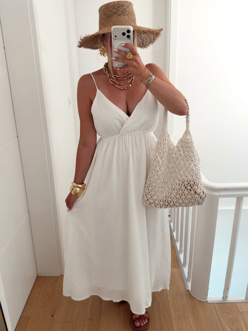 Robe FALLON Blanc