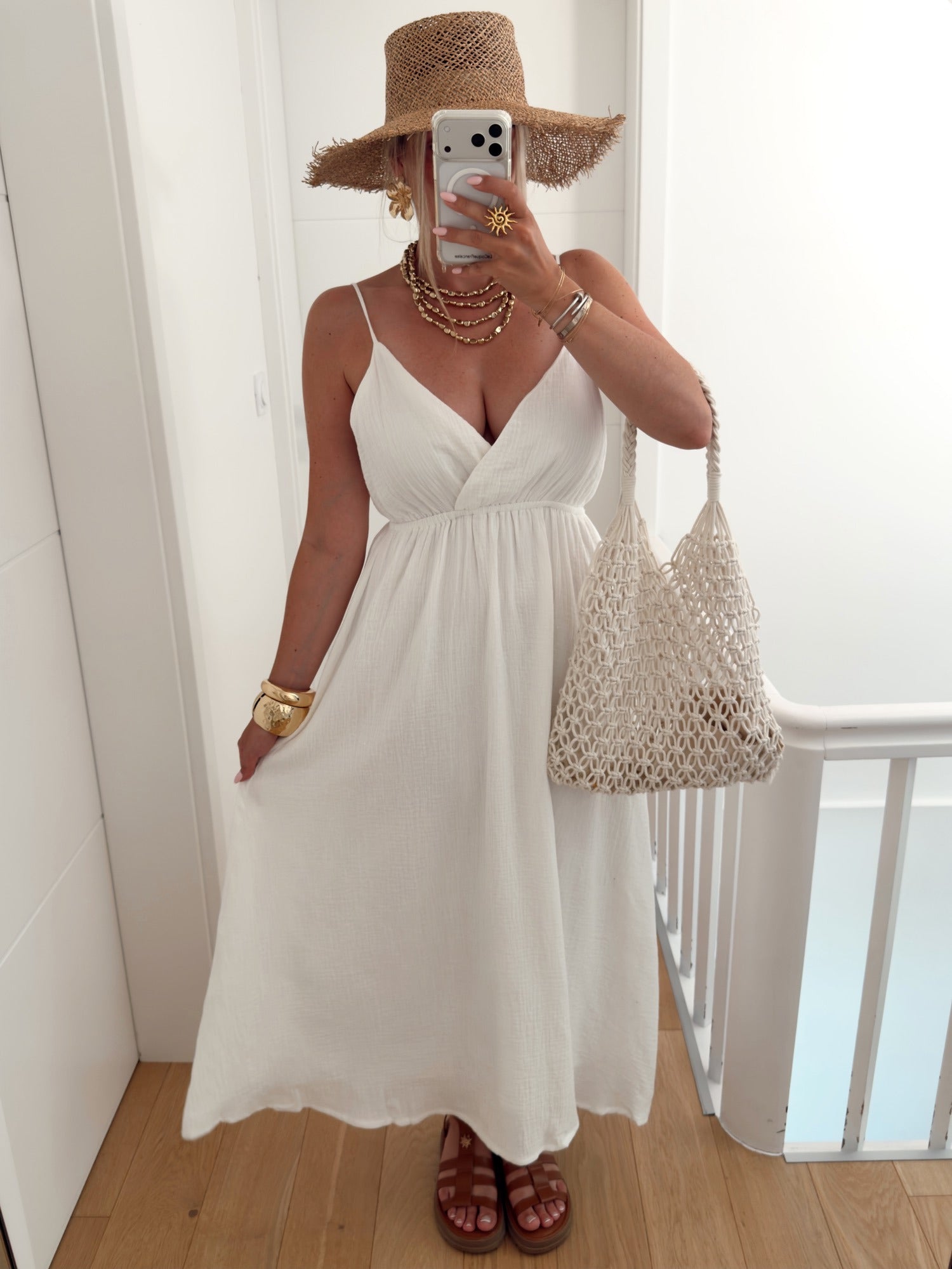 Robe FALLON Blanc