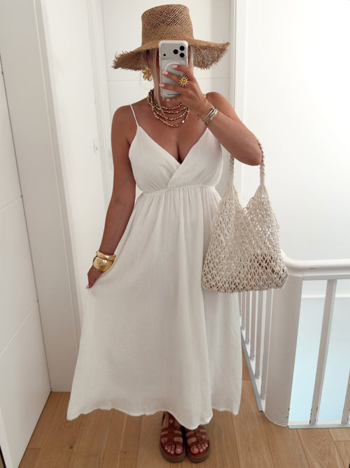 Robe FALLON Blanc