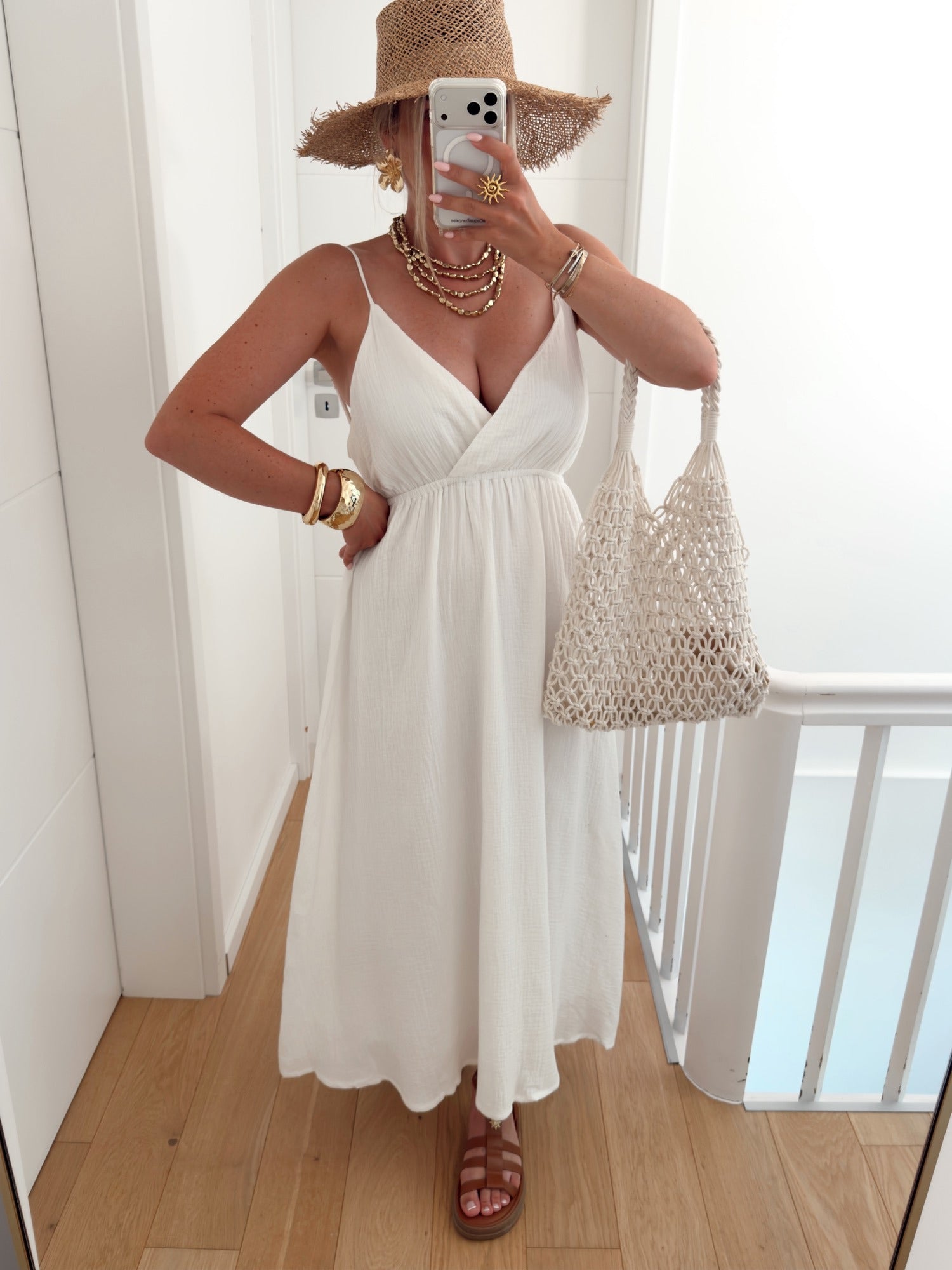 Robe FALLON Blanc