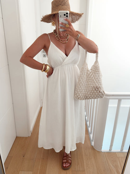 Robe FALLON Blanc