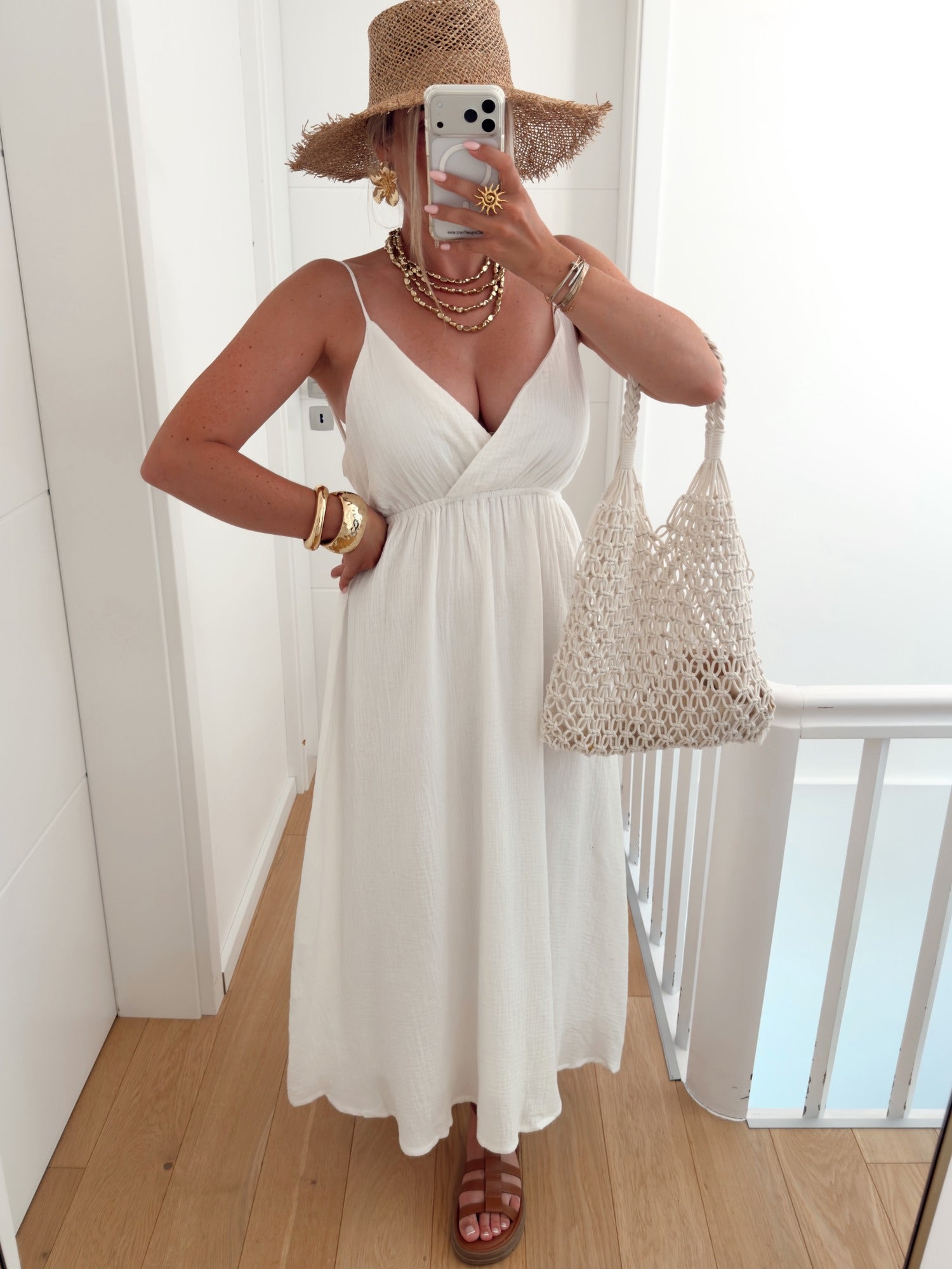 Robe FALLON Blanc