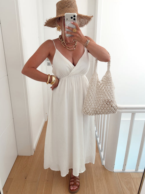 Robe FALLON Blanc