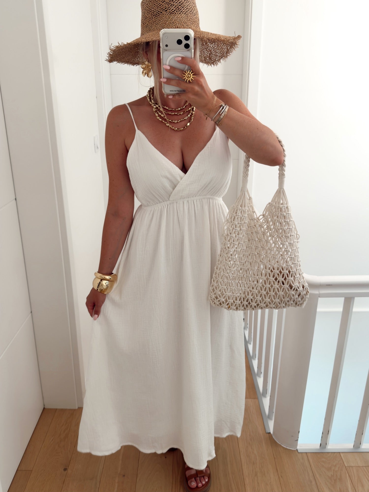 Robe FALLON Blanc