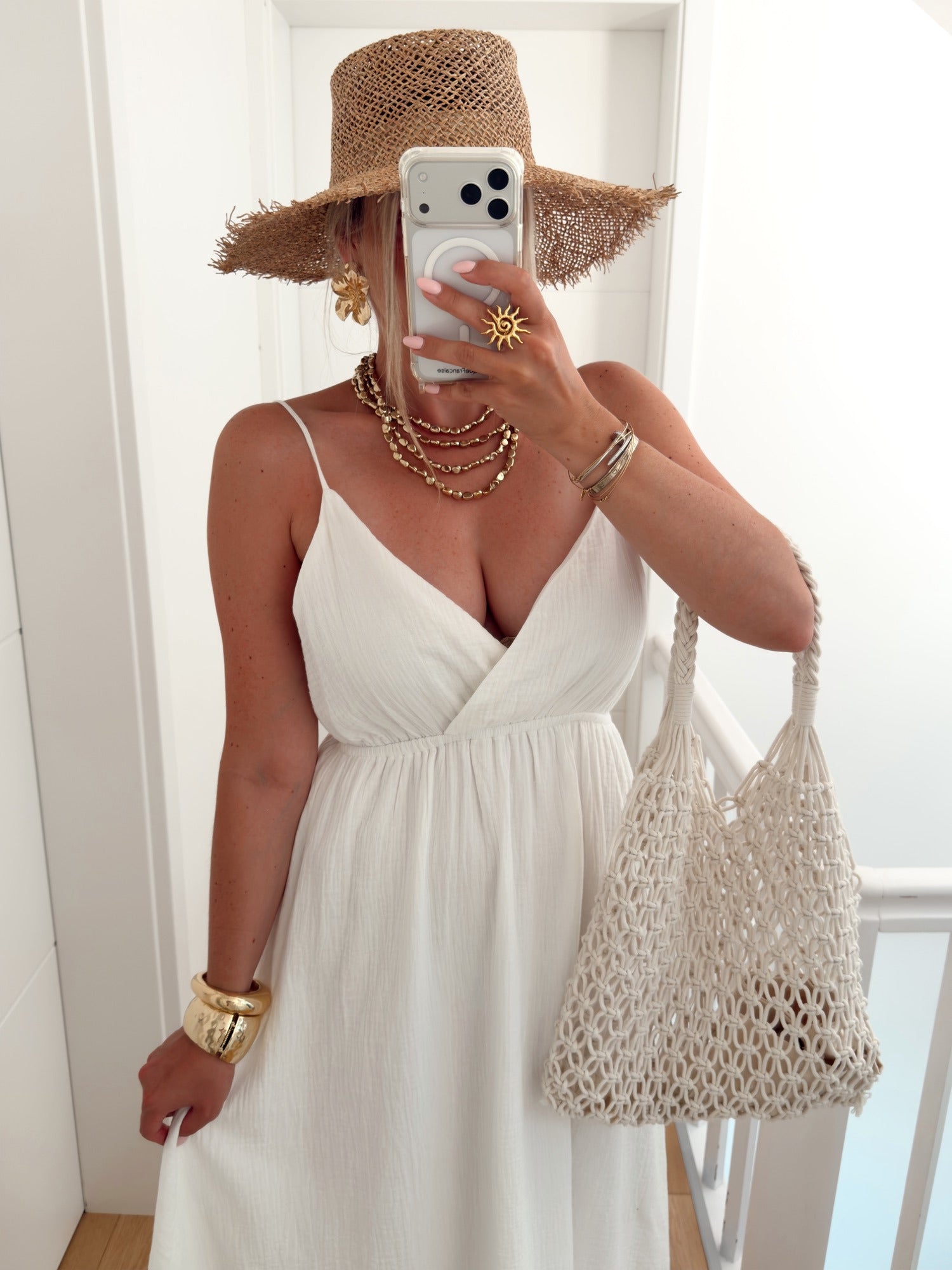 Robe FALLON Blanc