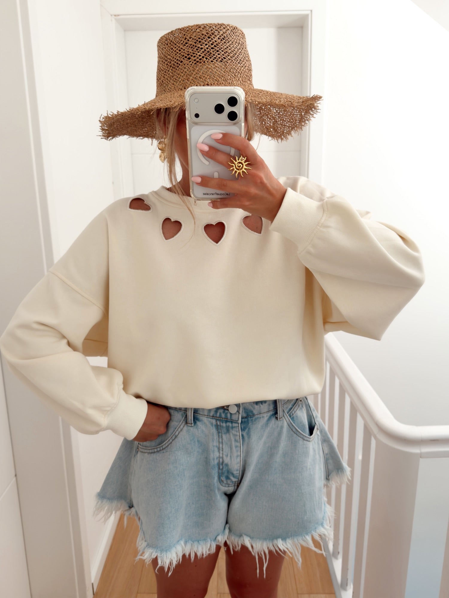 Pull HARTI Blanc