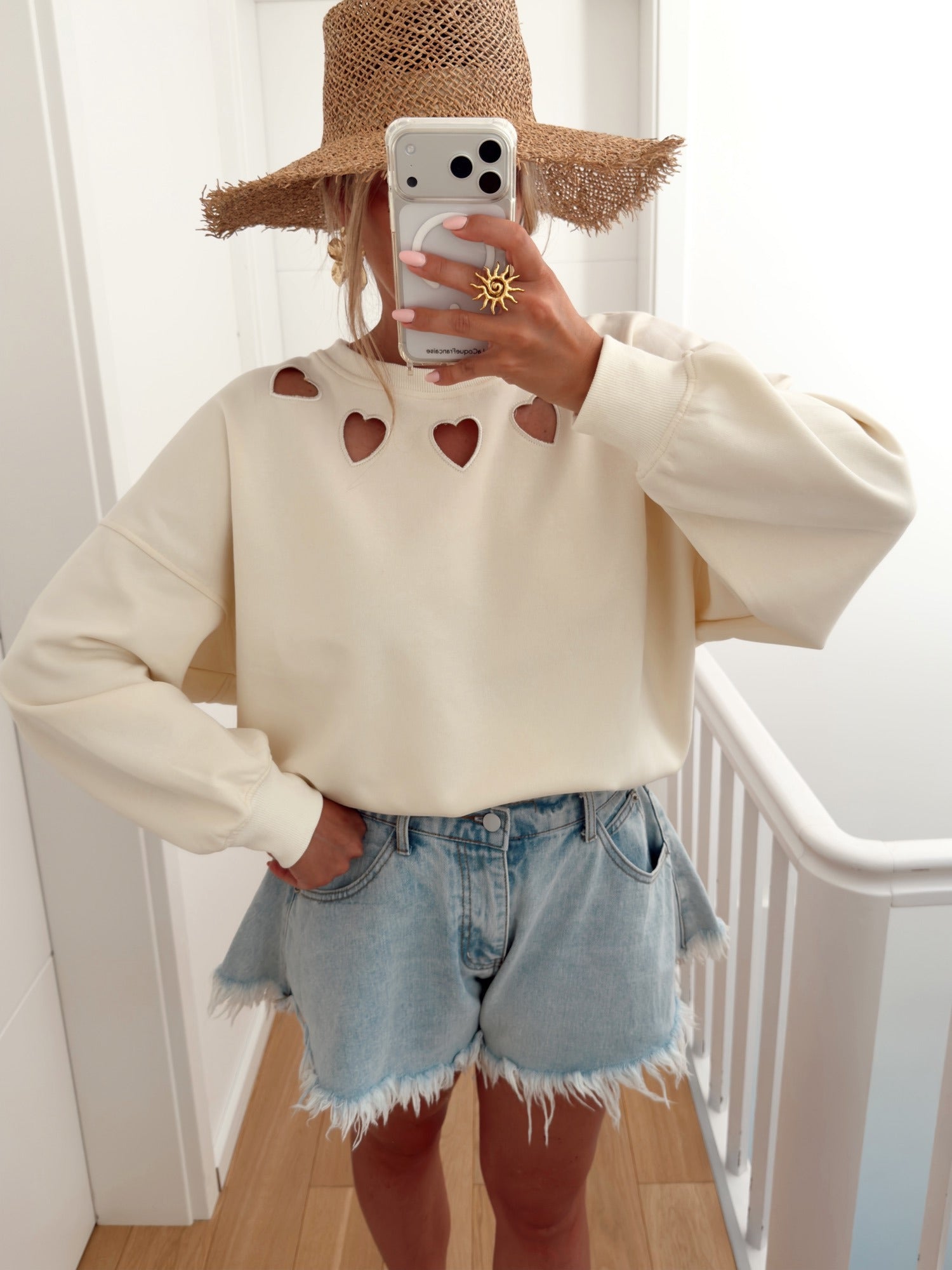 Pull HARTI Blanc