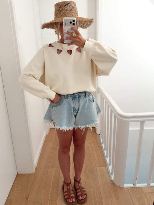Pull HARTI Blanc