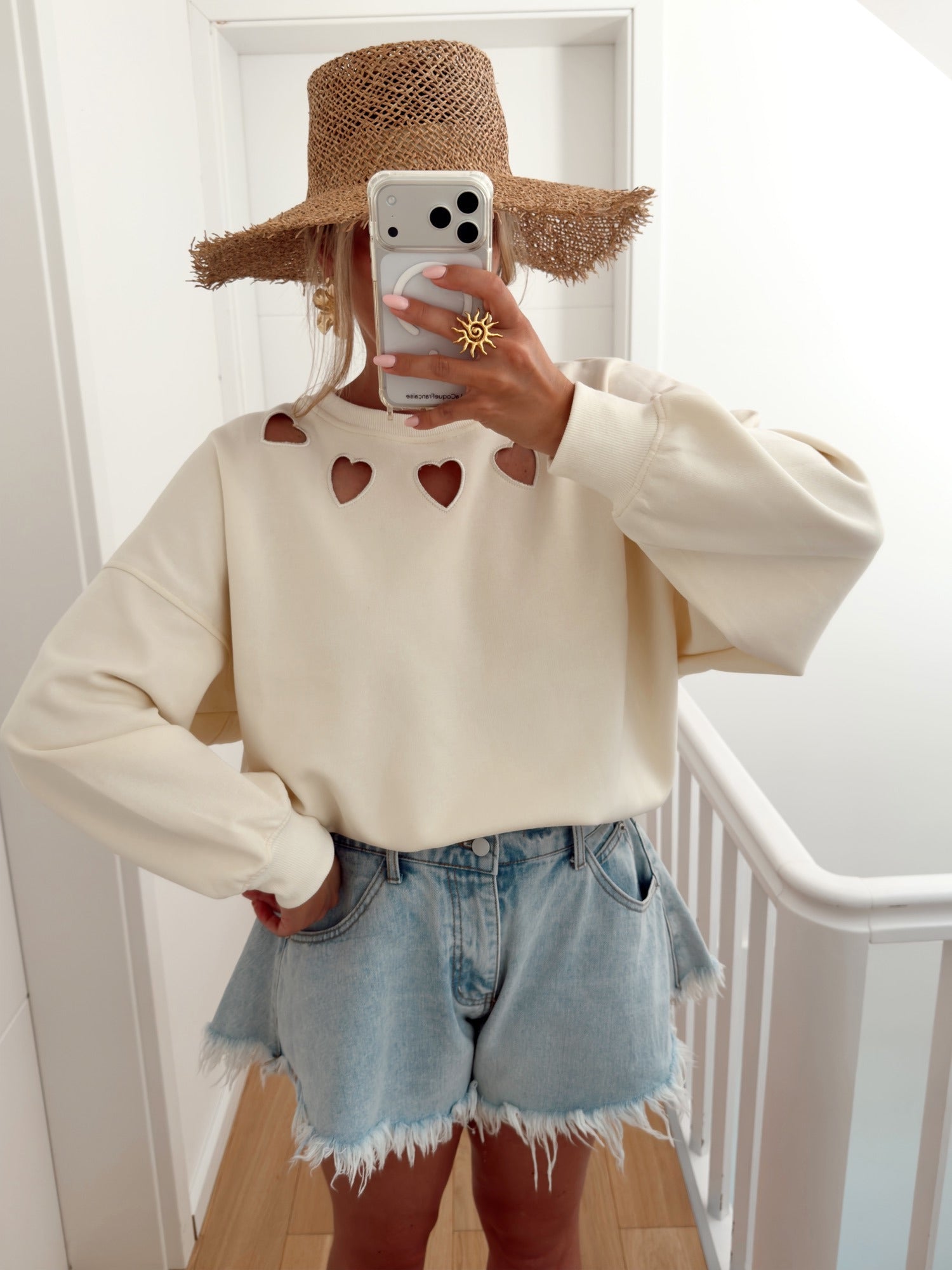 Pull HARTI Blanc