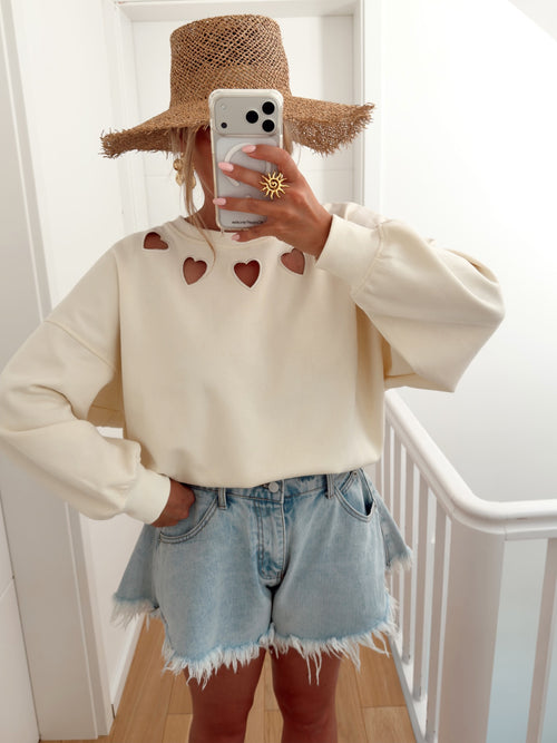 Pull HARTI Blanc