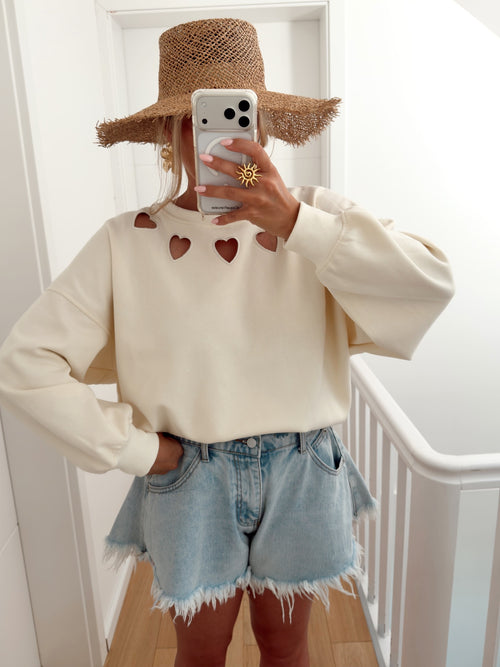 Pull HARTI Blanc
