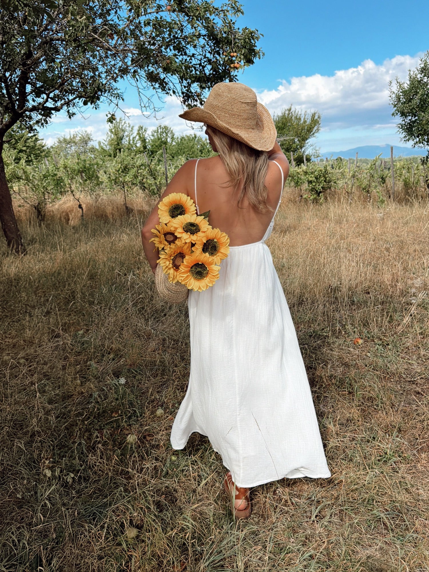 Robe FALLON Blanc