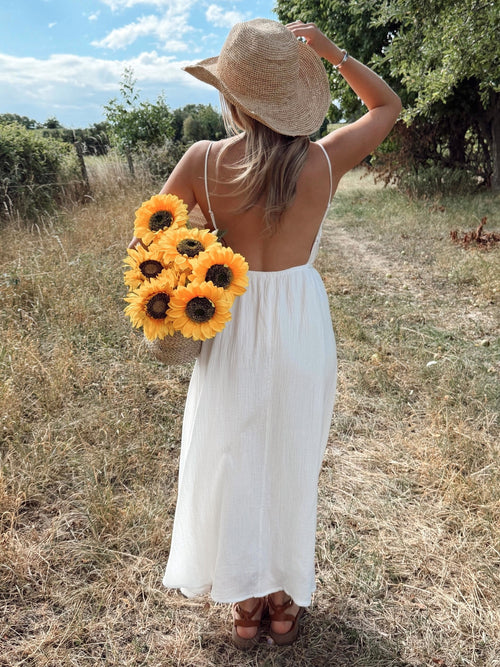 Robe FALLON Blanc