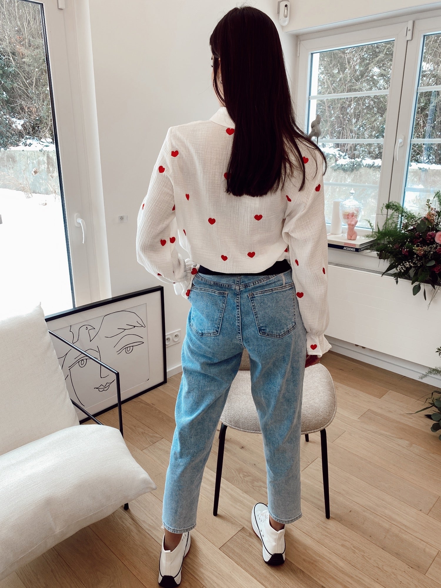 Chemise COEUR ROUGE Blanc