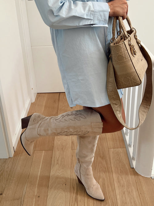 Santiags MALONE Beige